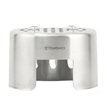 Canteen Cup Stand Stainless Steel Wood Burning for  Camping Hiking Picnic BBQ