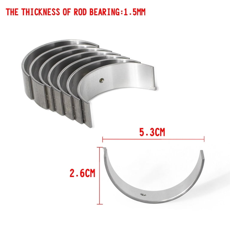 Main & Rod Bearing Kit With Thrust Washer – Fits 06-16 Kia Optima & Hyundai Sonata 2.4L