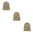 thumbnail image 4 of Qarigey Beanie Hat Gorros de punto Ajustable Otoño Skullcap Manga caliente Esquí Accesorios para el cabello para deportes al aire libre Beige Type1 NO1 Qarigey  CBP268716, 4 of 6