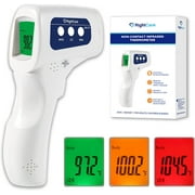 RightCare No-Touch Infrared (IR) Forehead Thermometer with Instant Results for School, Home, and Businesses, 1 Count