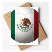 Mexico National Flag Soccer Football Greeting Cards You are Invited Invitations