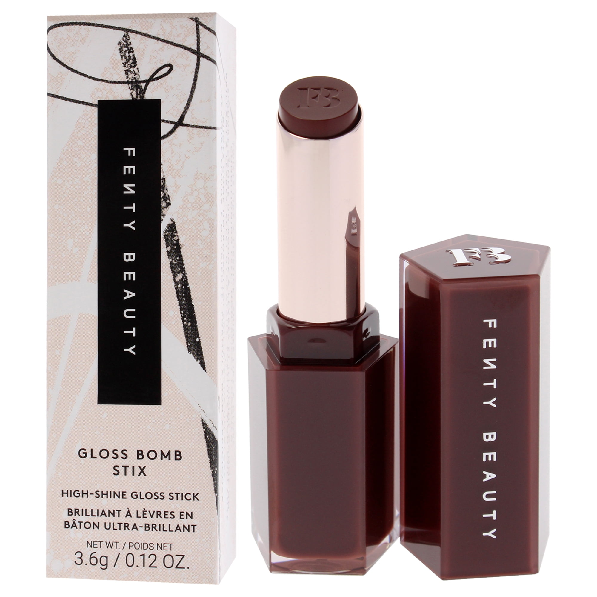 Gloss Bomb Stix High Shine Gloss - 09 Hot Chocolit by Fenty Beauty for Women - 0.12 oz Lipstick