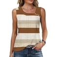 thumbnail image 2 of UPPADA Womens Summer Tank Tops Casual Sleeveless Eyelet Tops Button Neck Loose Fit Summer Blouse for Ladies Everyday Tanks Outfit and Layering,multicolor tank tops M, 2 of 7
