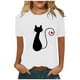 thumbnail image 1 of Blusas y camisas con estampado floral de cuello redondo y manga corta informales con estilo para primavera y verano para mujer OAVQHLG3B Store  lin121212, 1 of 3