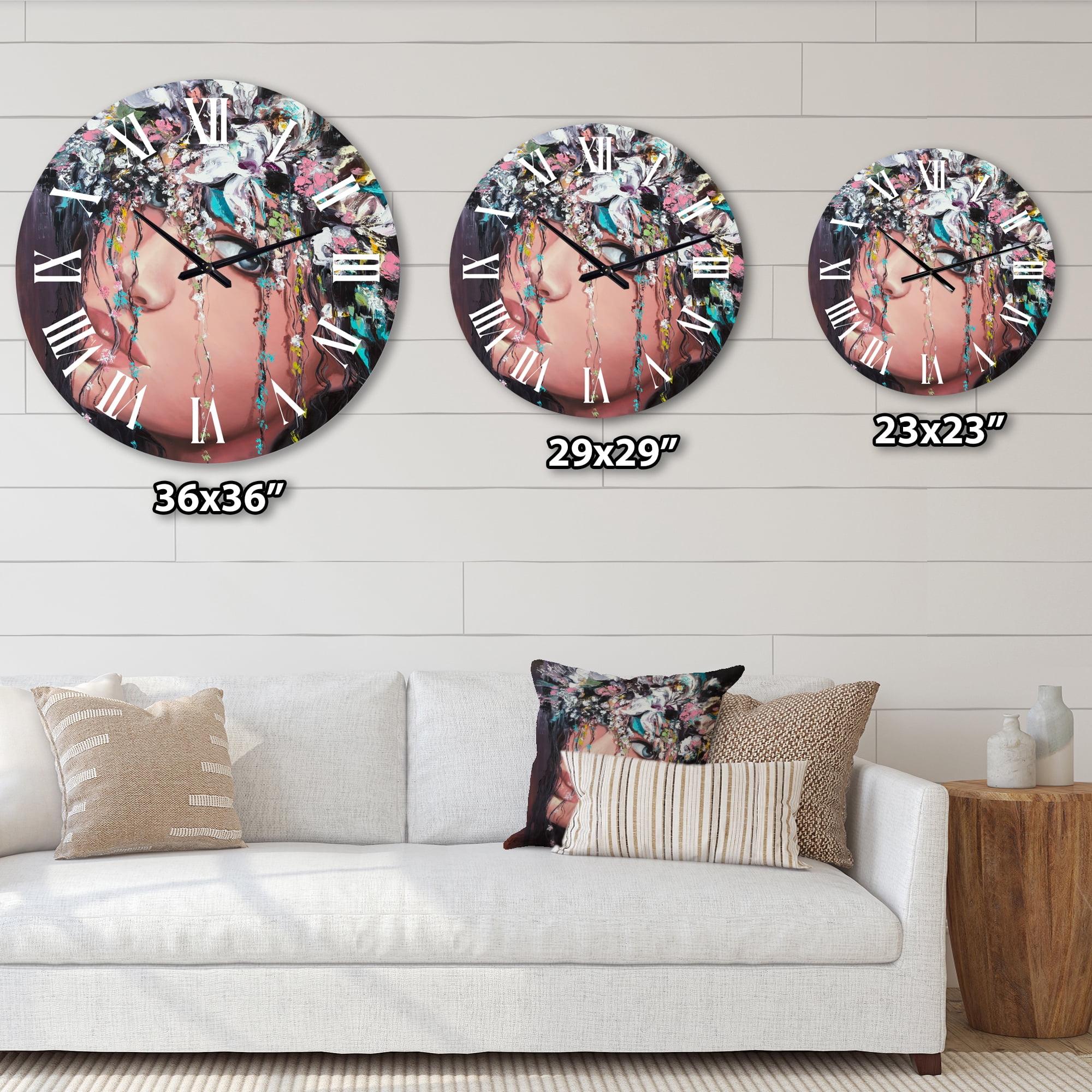 Designart 1 in Quartz Modern/Contemporary Wall Clock