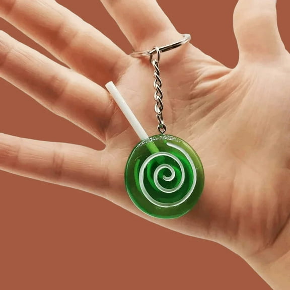Lollipop Sucker Candy Keychain Charm