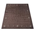 thumbnail image 4 of Rugsotic Carpets Hand Knotted Wool Area Rug 8'x10' Brown Contemporary Rectangle Indoor Rug for Living Room, Bedroom Antimicrobial L00516, 4 of 5