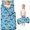 Monster Cartoon Truck Blue Pattern-1, variant on Monster Cartoon Truck Blue Pattern Teens Toddler Nap Mat with Pillow, Sleeping Mat Bag for Preschool Daycare 59"x22"