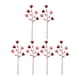 thumbnail image 1 of 6 palitos de corazón artificiales para San Valentín, palitos florales con forma de corazón, manualidades flexibles corazon rosa, 1 of 9