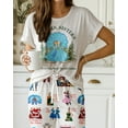 thumbnail image 2 of White Christmas Casual Pajama Set For Women, 2 of 4