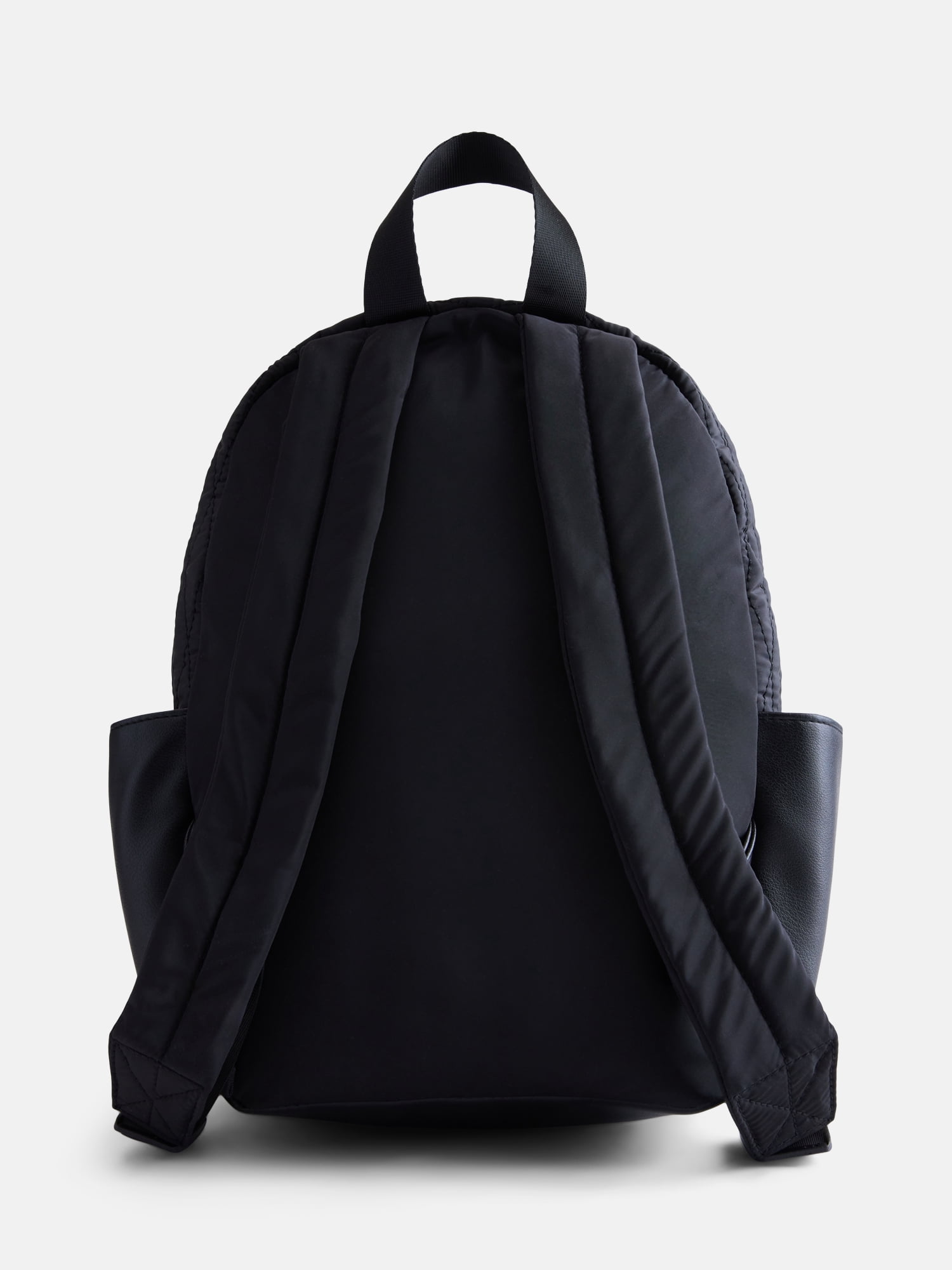 Madden NYC Women's Quilted Mini Backpack, Black