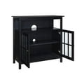 thumbnail image 4 of Convenience Concepts R3-0202 Big Sur Modern Solid Wooden Highboy TV Stand, Black, 4 of 6