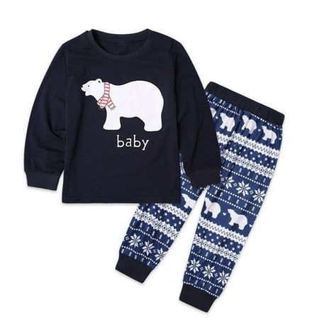 

Family Matching Clothes for Christmas Pajamas Set Long Sleeve Xmas Sleepwear