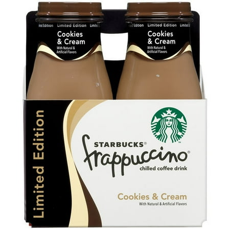 Starbucks Frappuccino Cookies & Cream Coffee Drink, 9.5 fl oz
