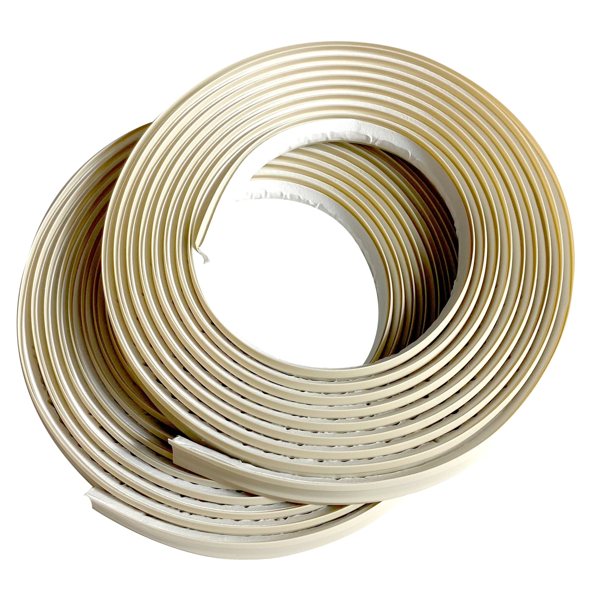 InstaTrim 1/2 In Wide Flexible Trim Molding 10 Ft 2pk, Ivory Walmart