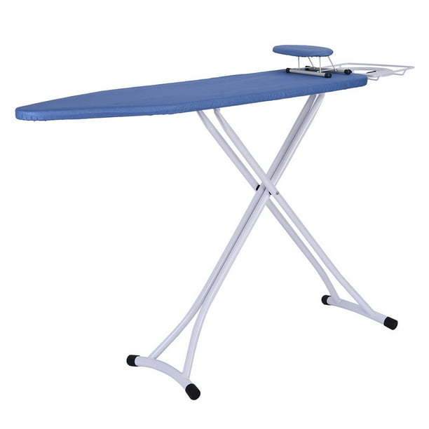 Ilh 48x15 Home Ironing Board 4 Leg Foldable Adjustable Board