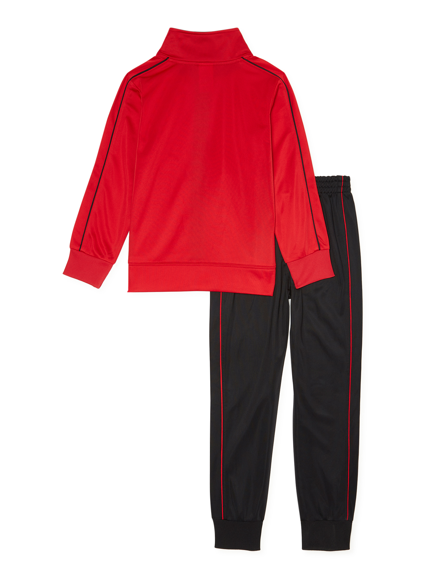 Cheetah Boys’ Tricot Performance Tracksuit, 2-Piece Outfit Set, Sizes 4-16 & Husky - image 2 of 3