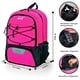 thumbnail image 2 of Bolsa Fútbol Juvenil WOLT Mochila Fútbol y Bolsas Deporte Rosa Compartimento Zapatos y Pelota, 2 of 3