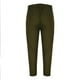 thumbnail image 4 of Pantalones largos para hombre, moda informal, lisos, con bolsillos, cintura con cordón, rectos, de poliéster, 4 of 6