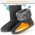 thumbnail image 2 of Women Mid Calf Snow Boots, Warm Faux Fur Lined Winter Boots with Anti-Slip TPC Sole for Outdoor and Casual Wear, 2 of 5