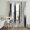 Charcoal, Taupe, variant on Black Grey Abstrac Sheer Curtains 96 Inch Length 2 Panels Set, Modern Geometric Ombre Lines Simple Art Voile Window Treatment Semi Sheer Long Curtains Drapes for Bedroom/Living Room/Kitchen 52"x96"x2