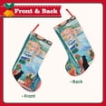thumbnail image 2 of Fuzoiu Coastal Cat By The Window Print 18 inches Christmas Stockings, Personalized Christmas Stockings,for Family Decorations Hanging Ornament for Xmas Holiday Party, 2 of 7