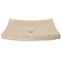 White Travertine Large Zen Sink