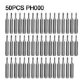thumbnail image 1 of 50 Pcs 4mm Small Hex Shank Screwdriver Bits Set Steel Cross Head for Power Tools, 1 of 6