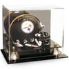 Mini-Helmet Acrylic Display Case with Gold Risers