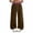 A-Brown, variant on SYwaren Fleece Jogger Pants for Women Colorblock High Waist Baggy Casual Drawstring Elastic Double Waistband Lounge Sweatpants with Pockets