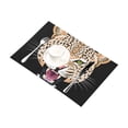 thumbnail image 2 of MYPOP Leopard Kitchen Table Mat Placemats for Dining Table 12x18 inches, 2 of 5
