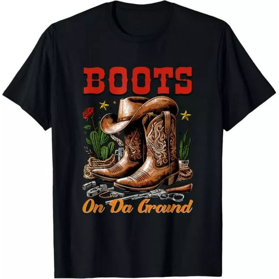 Boots On The Ground T-Shirt Unisex S-5XL Hot Trending Shirt, Vintage Birthday Gift