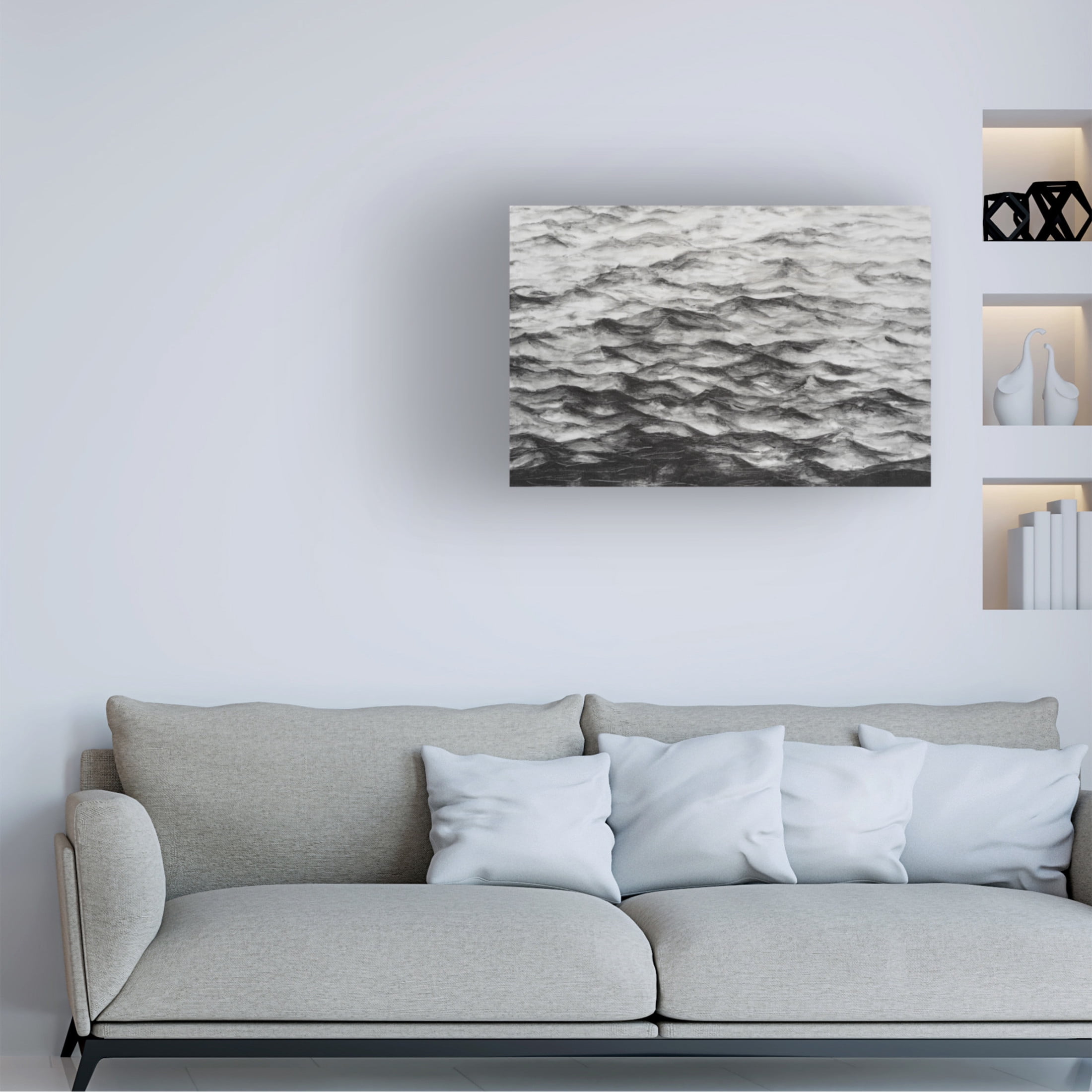 Trademark Fine Art Michael Willett Surface Water II Canvas Wall Art
