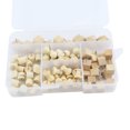 thumbnail image 5 of LC LICTOP 89Pcs Wood Push Pins 5 Types Kit Decorative Thumb Tacks for Home School Office, 5 of 6