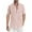 Pink, variant on SwiftWear Striped Dress Shirts for Men Short Sleeve Button Down Shirts Summer Casual Loose T Shirts Business Tops L