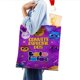 thumbnail image 4 of Bolofofos Bolso de tela con estampado de lienzo para mujer, bolsa de compras reutilizable y estética, con cremallera interior, regalo para mujer, 35 × 40 cm., 4 of 6