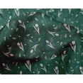 thumbnail image 5 of oneOone Silk Tabby Dark Teal Green Fabric Florals Dress Material Fabric Print Fabric By The Yard 42 Inch Wide, 5 of 6