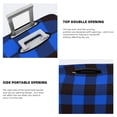 thumbnail image 5 of Haiem Buffalo Plaid Blue Black Luggage Cover,Durable, Washable Suitcase Protector With Anti-Scratch Technology - Keep Your Luggage Looking New Medium, 5 of 9