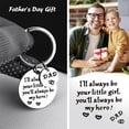 thumbnail image 6 of Father’s Day Gift - Keychain Gifts from Daughter, I'll Always Be Your Little Girl, You Will Always Be My Hero, Keychain for Dad Birthday, Valentine’s Day, Christmas Gift from Daughter, 6 of 6