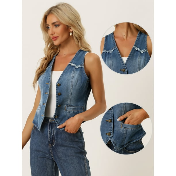 Chaleco vaquero mujer hot sale