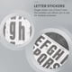 thumbnail image 5 of 770 Pieces 10 Sheets Self Adhesive Vinyl Letters Numbers Kit, Alphabet Number Stickers for Mailbox (, 5 of 5