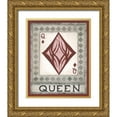 thumbnail image 1 of Shamp, Cindy 20x24 Gold Ornate Wood Framed with Double Matting Museum Art Print Titled - Queen, 1 of 4