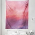 thumbnail image 1 of Coral Tapestry, Vanilla Sky with Clouds Tenderness Dreamy Unreal Soft Heavenly, Fabric Wall Hanging Decor for Bedroom Living Room Dorm, 5 Sizes, Pale Pink Coral Lilac, by Ambesonne, 1 of 1