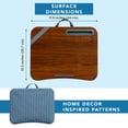 thumbnail image 6 of LapGear Designer Lap Desk w/ Phone Holder, Fits 15.6" Laptop, Arrow Stripes, 6 of 7