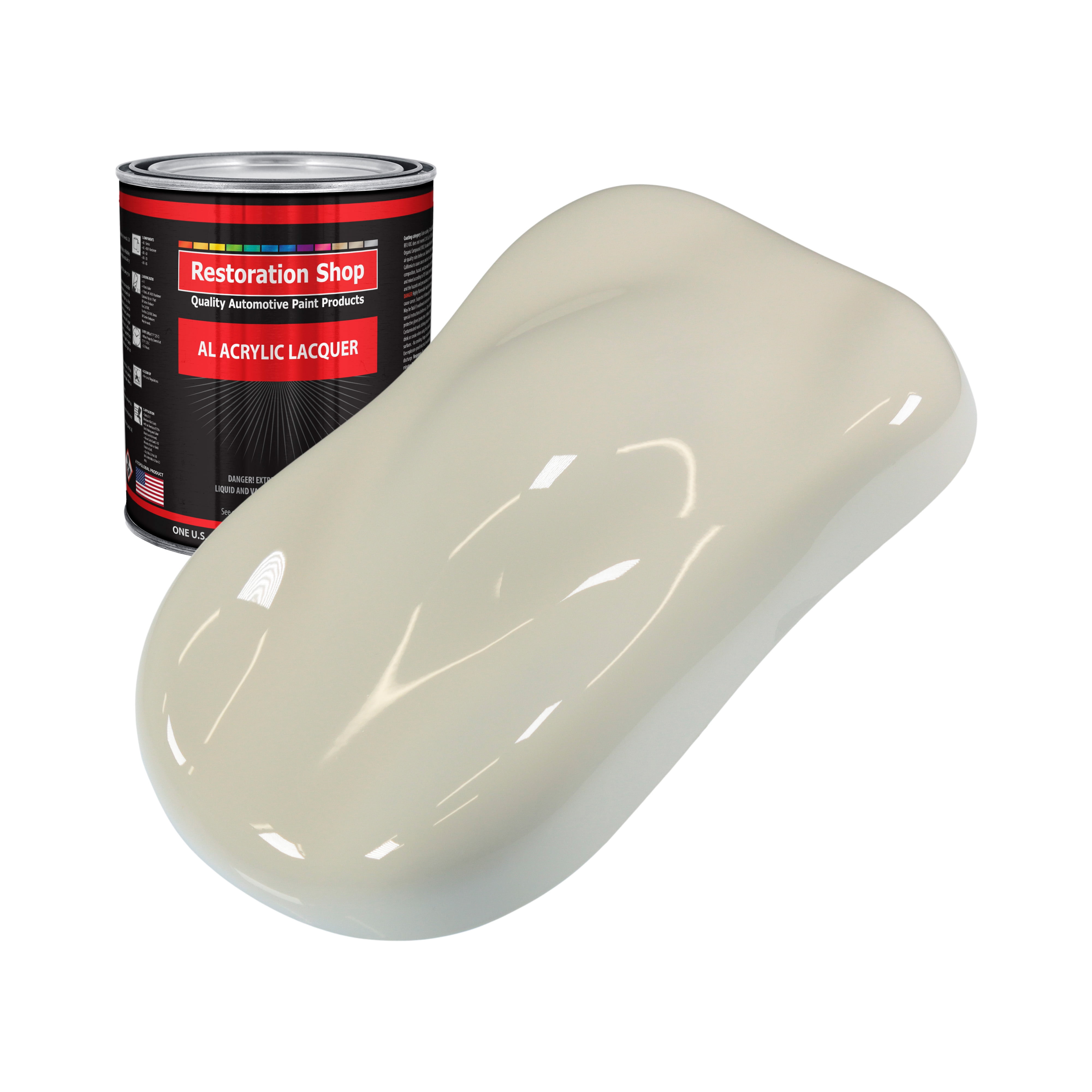 Restoration Shop Performance Bright White Acrylic Lacquer Auto Paint