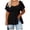 Black, variant on Womens Plus Size Tops Square Neck Batwing Sleeve Blouse Babydoll Ruffle Peplum Smocked Cute Top L-5XL