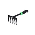 thumbnail image 2 of Staron Quenched Steel Hand Rake, Heavy Duty Gardening Tool for Weeding and Planting, Fiber Reinforced Handle Garden Rake for Soil Cultivation Flower Pots Vegetable Beds, Black, 2 of 6