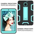 thumbnail image 4 of Mignova for Galaxy Tab A 8.0 SM-T380 Case.Hybrid Shockproof Rugged Anti-Impact Drop Protection Cover Built-In Kickstand For Samsung Galaxy Tab A 8.0 2017 SM-T380 T385(Black/Mint Green), 4 of 7