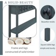 thumbnail image 4 of IVV Long Sofa Table with 4 Drawers and Storage Shelf, Distressed Finish Wood Console Table, 60"L x 11"W x 34"H, Navy, 4 of 9
