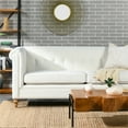 thumbnail image 4 of Jennifer Taylor Home Shiloh 84" Farmhouse Chesterfield Sofa Light Grey, 4 of 16